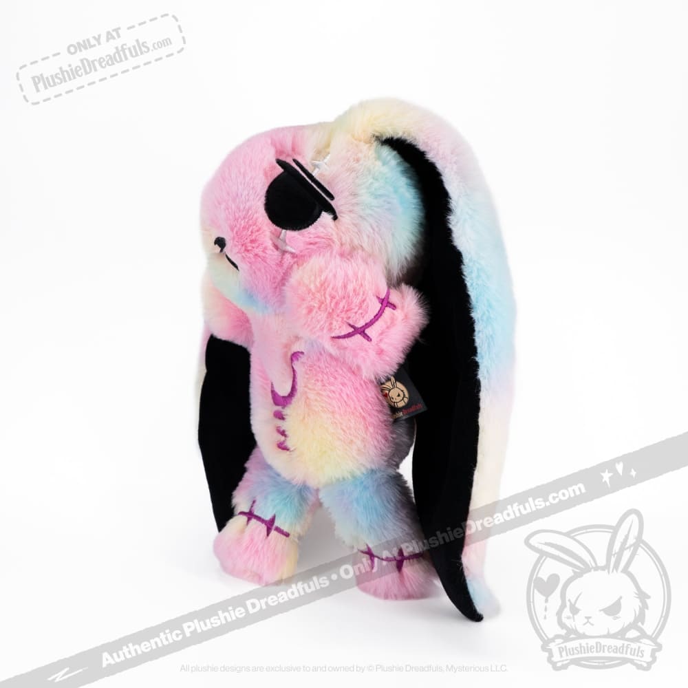Plushie Dreadfuls Anxiety Rabbit Tie Dye Limited Edition Plush Stuffed Animal plush