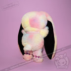 Plushie Dreadfuls - Anxiety Rabbit Tie Dye Limited Edition - Plush Stuffed Animal plush