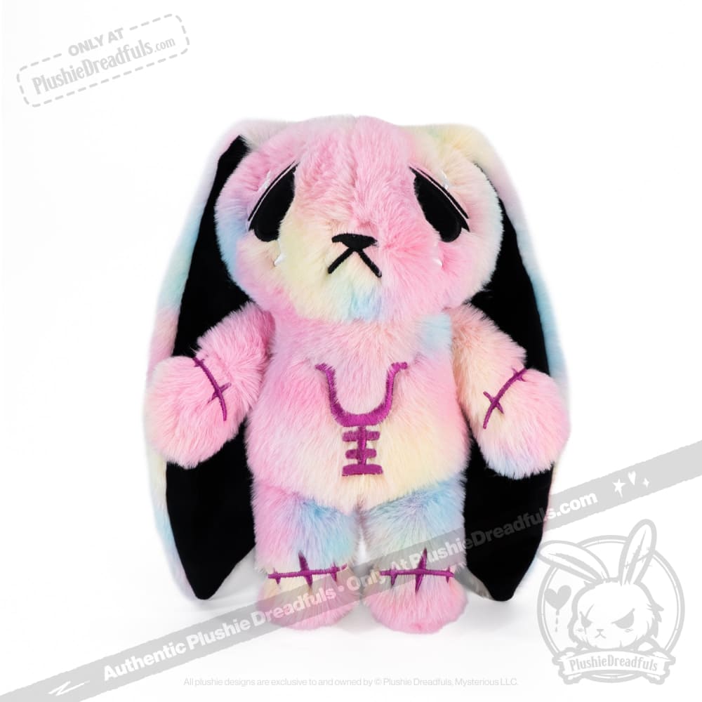 Plushie Dreadfuls Anxiety Rabbit Tie Dye Limited Edition Plush Stuffed Animal plush