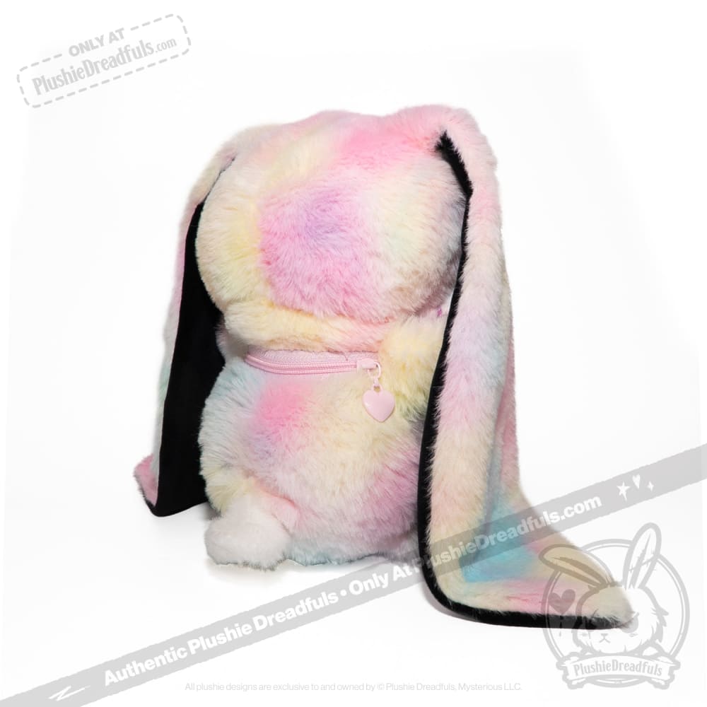 Plushie Dreadfuls - Anxiety Rabbit Tie Dye Limited Edition - Plush Stuffed Animal plush