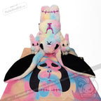 Plushie Dreadfuls - Anxiety Rabbit Tie Dye Limited Edition - Plush Stuffed Animal plush