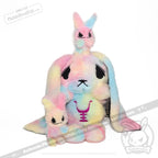 Plushie Dreadfuls - Anxiety Rabbit Tie Dye Limited Edition - Plush Stuffed Animal plush