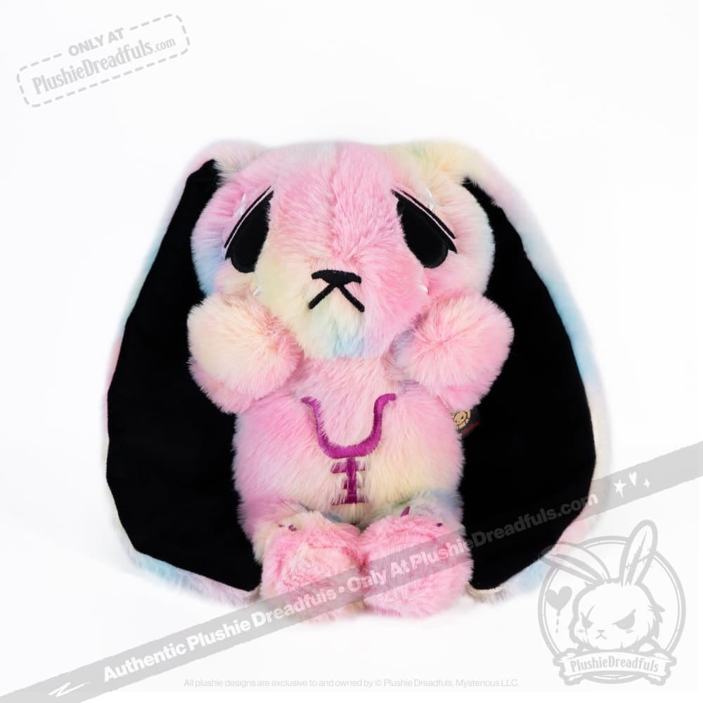 Plushie Dreadfuls Anxiety Rabbit Tie Dye Limited Edition Plush Stuffed Animal plush