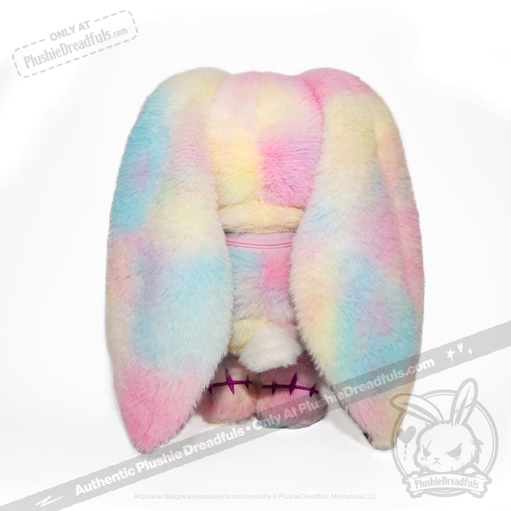 Plushie Dreadfuls - Anxiety Rabbit Tie Dye Limited Edition - Plush Stuffed Animal plush