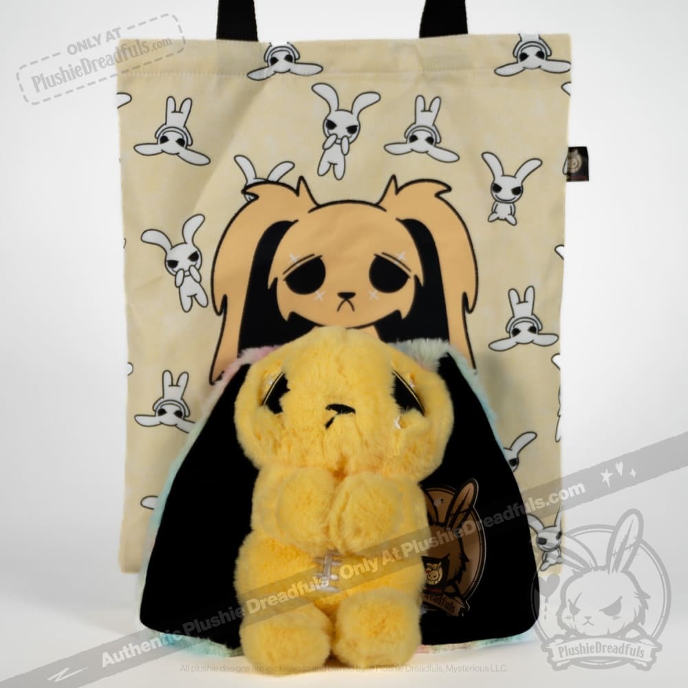 Plushie Dreadfuls - Anxiety Rabbit (Yellow Limited Edition) Plush Stuffed Animal Plush