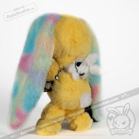 Load image into Gallery viewer, Plushie Dreadfuls - Anxiety Rabbit (Yellow Limited Edition) Plush Stuffed Animal Plush
