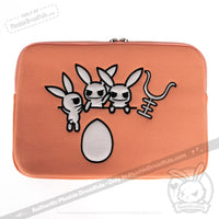Load image into Gallery viewer, Plushie Dreadfuls Anxiety Rabbit Zip Tablet Laptop Sleeve Ipad Case
