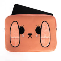 Load image into Gallery viewer, Plushie Dreadfuls Anxiety Rabbit Zip Tablet Laptop Sleeve Ipad Case
