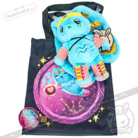 Load image into Gallery viewer, Plushie Dreadfuls - Aquarius Rabbit - Plush Stuffed Animal - Mysterious
