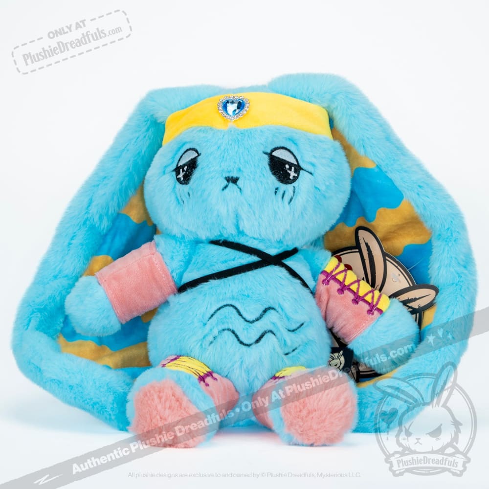 Plushie Dreadfuls - Aquarius Rabbit - Plush Stuffed Animal - Mysterious