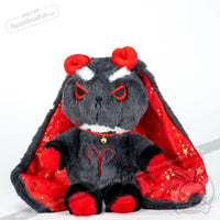 Load image into Gallery viewer, Plushie Dreadfuls - Aries Rabbit - Plush Stuffed Animal - Mysterious
