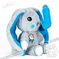 Load image into Gallery viewer, Plushie Dreadfuls - Asthma Rabbit - Plush Stuffed Animal - Mysterious
