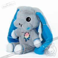 Load image into Gallery viewer, Plushie Dreadfuls - Asthma Rabbit - Plush Stuffed Animal - Mysterious
