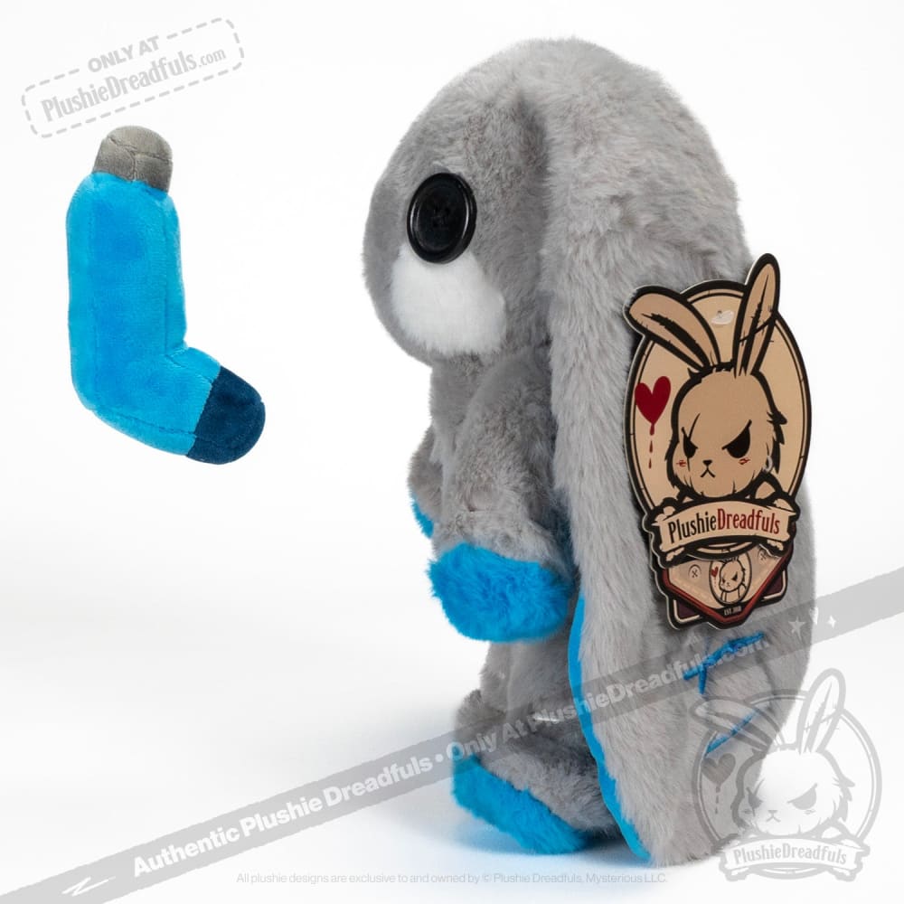 Plushie Dreadfuls - Asthma Rabbit V2 - Plush Stuffed Animal toy