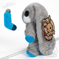 Load image into Gallery viewer, Plushie Dreadfuls - Asthma Rabbit V2 - Plush Stuffed Animal toy
