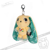Load image into Gallery viewer, Plushie Dreadfuls Autism Rabbit Plush Keychain Accessory Keychain
