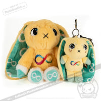 Load image into Gallery viewer, Plushie Dreadfuls - Autism Rabbit Plush Keychain Accessory Keychain
