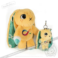 Load image into Gallery viewer, Plushie Dreadfuls - Autism Rabbit Plush Keychain Accessory Keychain
