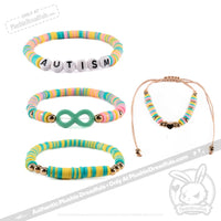Load image into Gallery viewer, Plushie Dreadfuls - Autism Rabbit Stacking Bracelet
