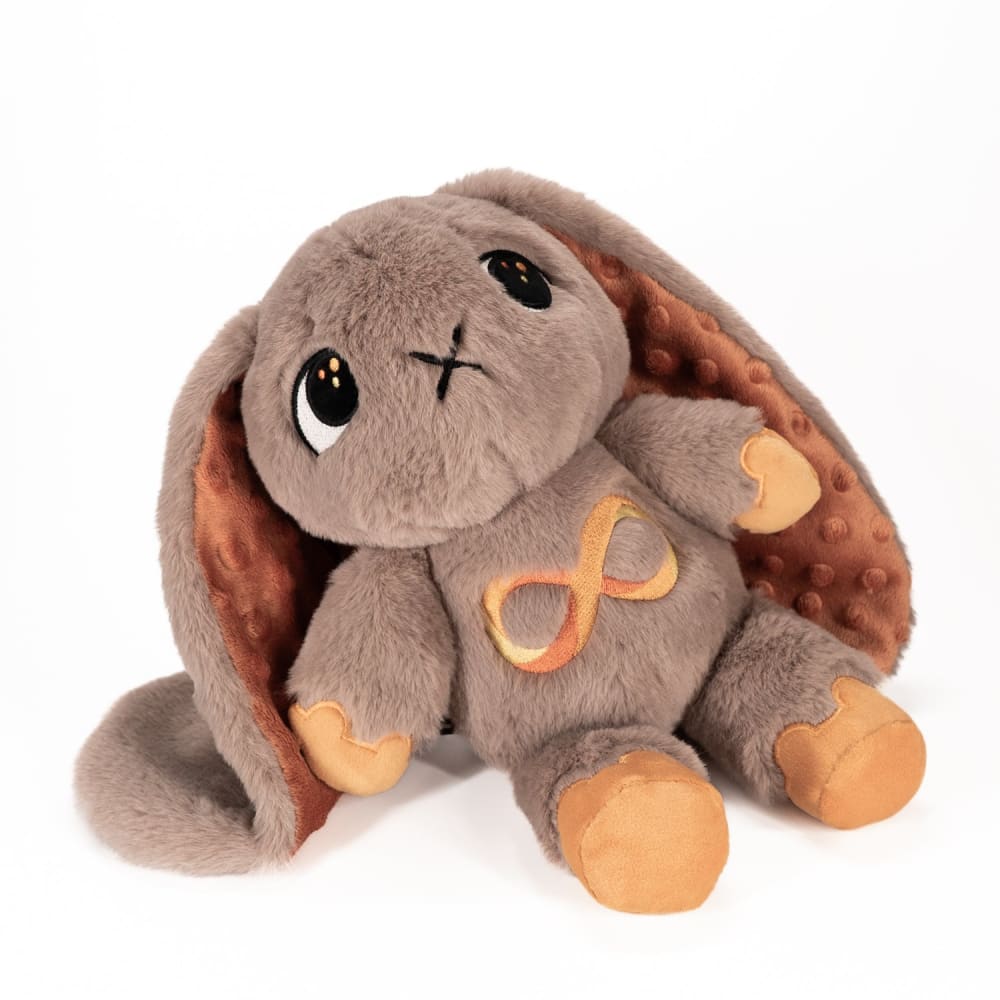 Plushie Dreadfuls - Autism Spectrum Rabbit Gold Edition - Plush Rabbit Stuffed Animal - Mysterious