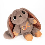 Plushie Dreadfuls - Autism Spectrum Rabbit Gold Edition - Plush Rabbit Stuffed Animal - Mysterious