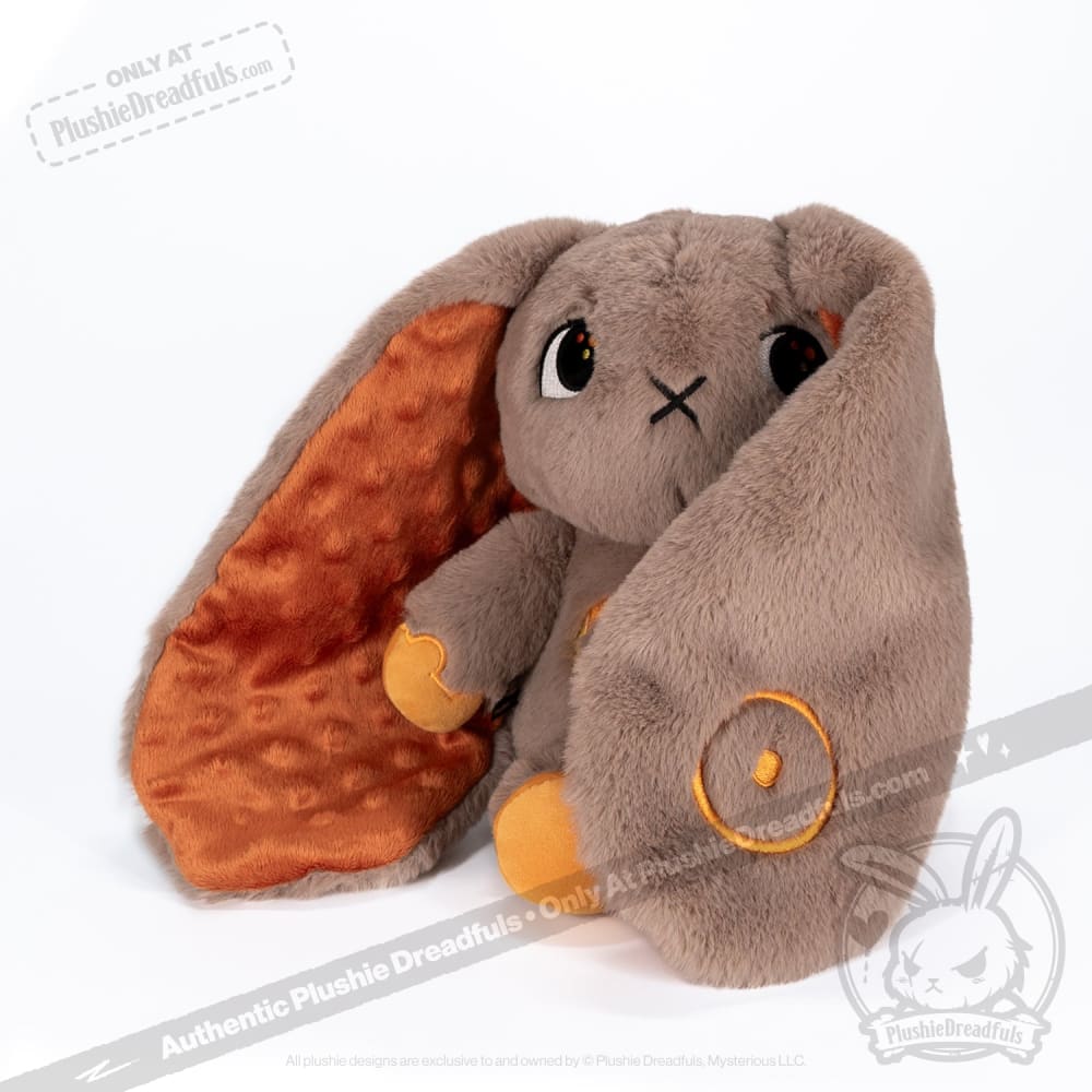 Plushie Dreadfuls - Autism Spectrum Rabbit Gold Edition - Plush Rabbit Stuffed Animal - Mysterious