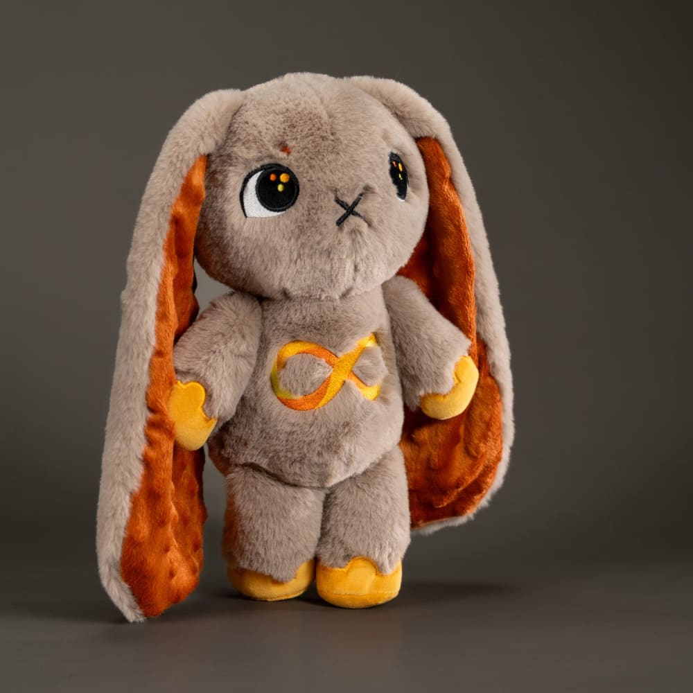 Plushie Dreadfuls - Autism Spectrum Rabbit Gold Edition - Plush Rabbit ...