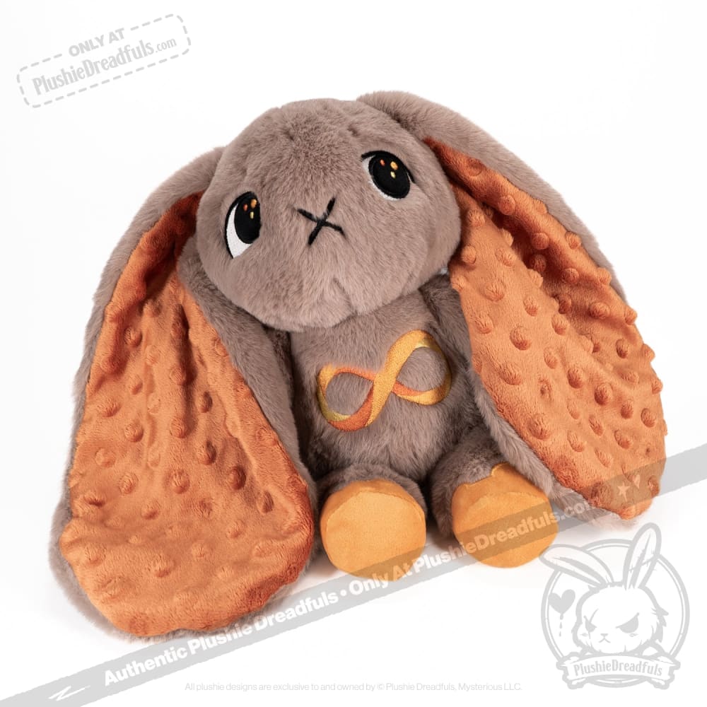 Plushie Dreadfuls - Autism Spectrum Rabbit Gold Edition - Plush Rabbit Stuffed Animal - Mysterious