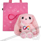 Plushie Dreadfuls - Autism Spectrum Rabbit Pink Edition - Plush Rabbit Stuffed Animal plush