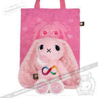 Plushie Dreadfuls - Autism Spectrum Rabbit Pink Edition - Plush Rabbit Stuffed Animal plush