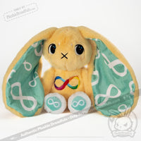 Load image into Gallery viewer, Plushie Dreadfuls - Autism Spectrum Rabbit Plush Stuffed Animal Plush
