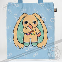 Load image into Gallery viewer, Plushie Dreadfuls - Autism Spectrum Rabbit Plush Stuffed Animal Plush
