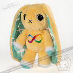 Plushie Dreadfuls - Autism Spectrum Rabbit Plush Stuffed Animal Plush