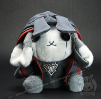 Load image into Gallery viewer, Plushie Dreadfuls -Avoidant Personality Disorder Rabbit - Plush Stuffed Animal - Mysterious
