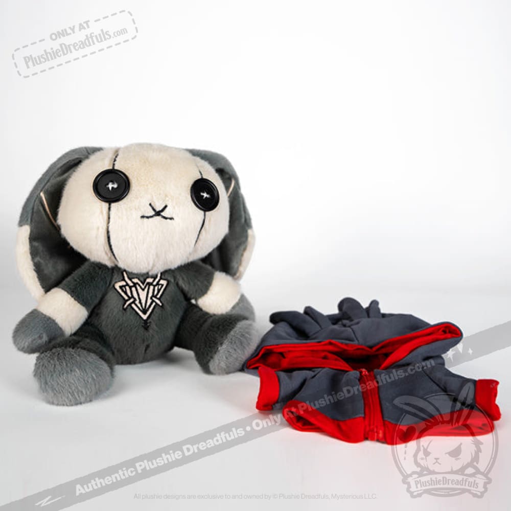 Plushie Dreadfuls -Avoidant Personality Disorder Rabbit - Plush Stuffed Animal - Mysterious