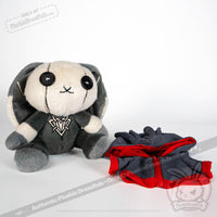 Load image into Gallery viewer, Plushie Dreadfuls -Avoidant Personality Disorder Rabbit - Plush Stuffed Animal - Mysterious
