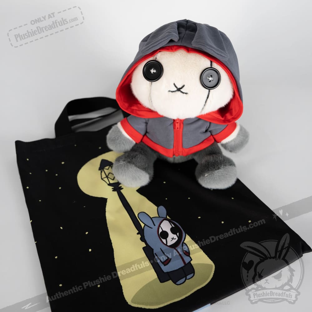 Plushie Dreadfuls -Avoidant Personality Disorder Rabbit - Plush Stuffed Animal - Mysterious