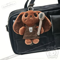 Load image into Gallery viewer, Plushie Dreadfuls Barista Plush Keychain Accessory Keychain
