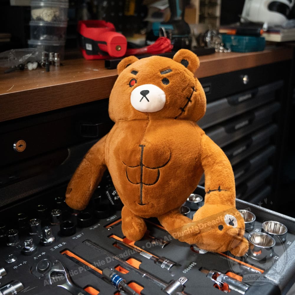 Plushie Dreadfuls - Bearfisted Ripped Bear Plush Stuffed Animal Toy