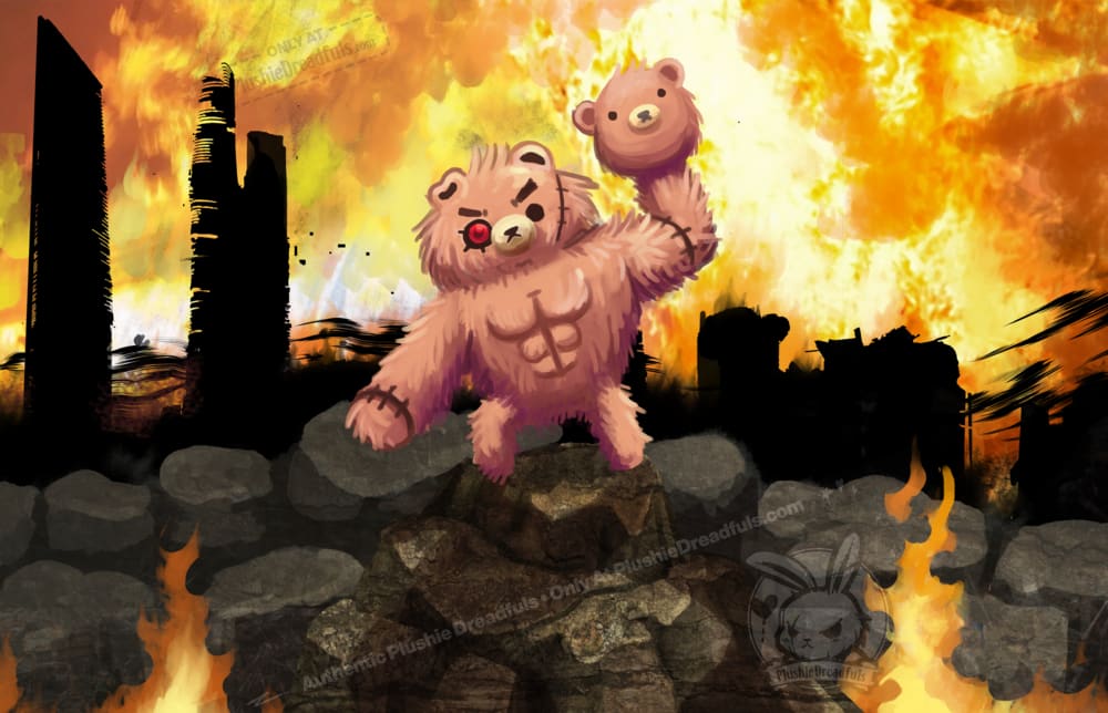 Plushie Dreadfuls -  Bearfisted Ripped Bear - Mysterious