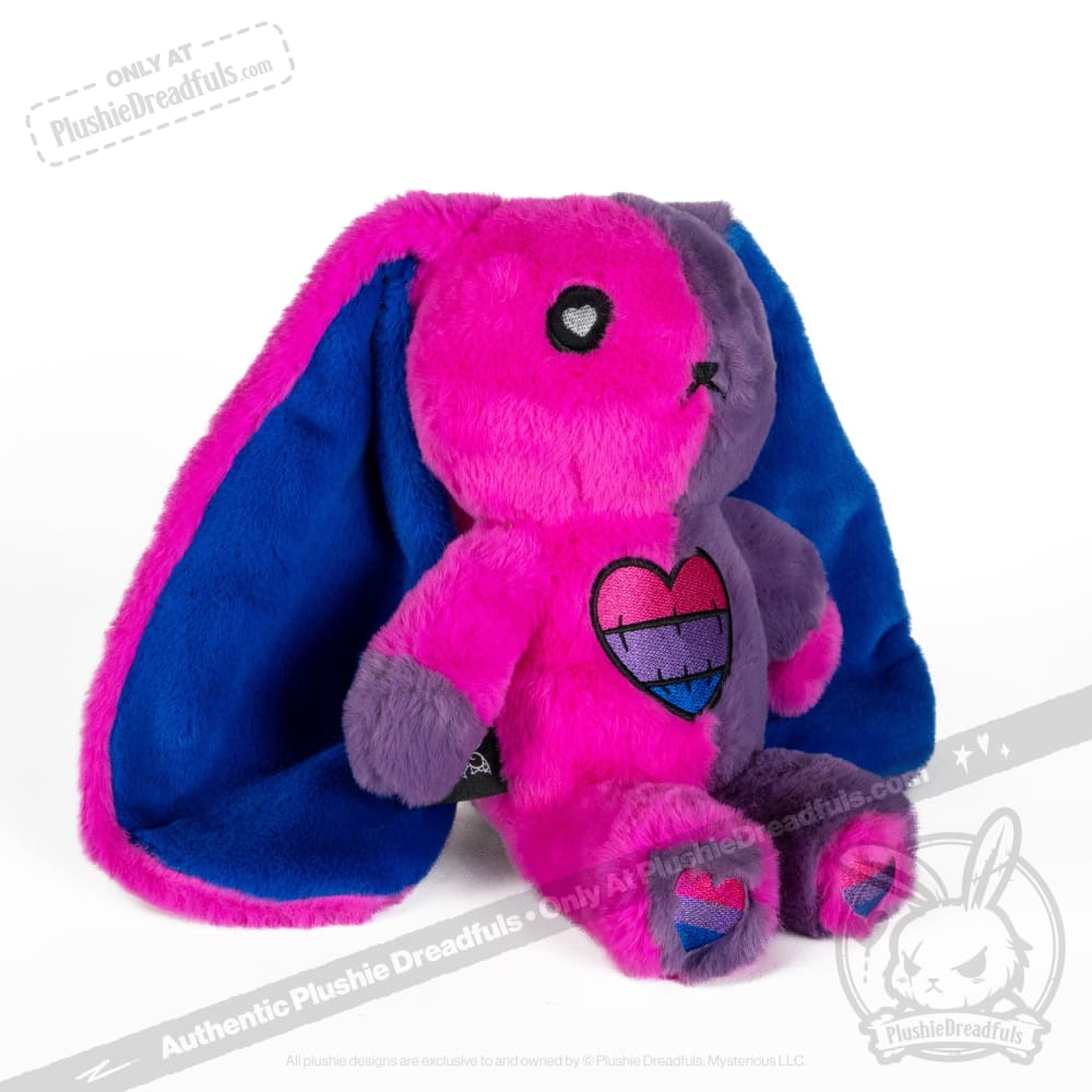 Plushie Dreadfuls - Bi Bunny - Plush Stuffed Animal - Mysterious