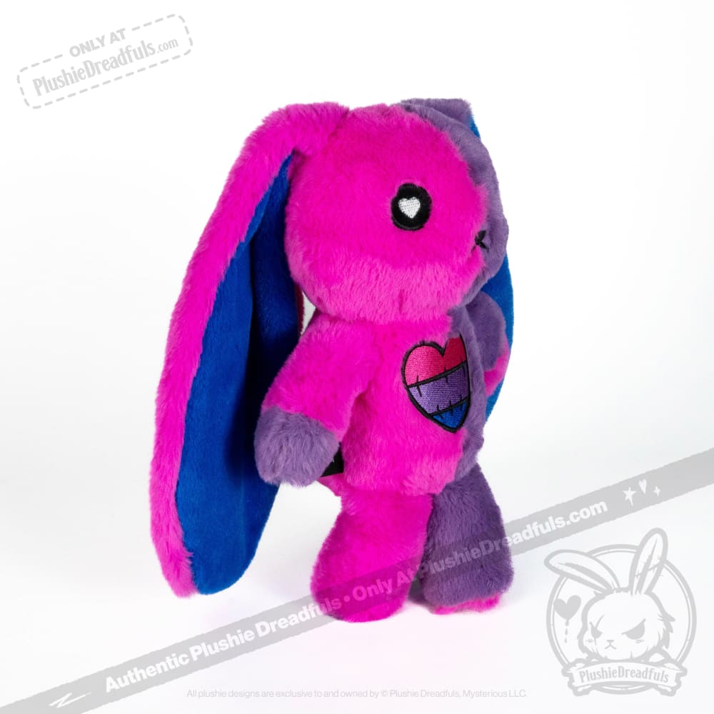Plushie Dreadfuls - Bi Bunny - Plush Stuffed Animal - Mysterious