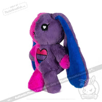 Load image into Gallery viewer, Plushie Dreadfuls - Bi Bunny - Plush Stuffed Animal - Mysterious
