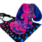 Plushie Dreadfuls - Bi Bunny - Plush Stuffed Animal - Mysterious