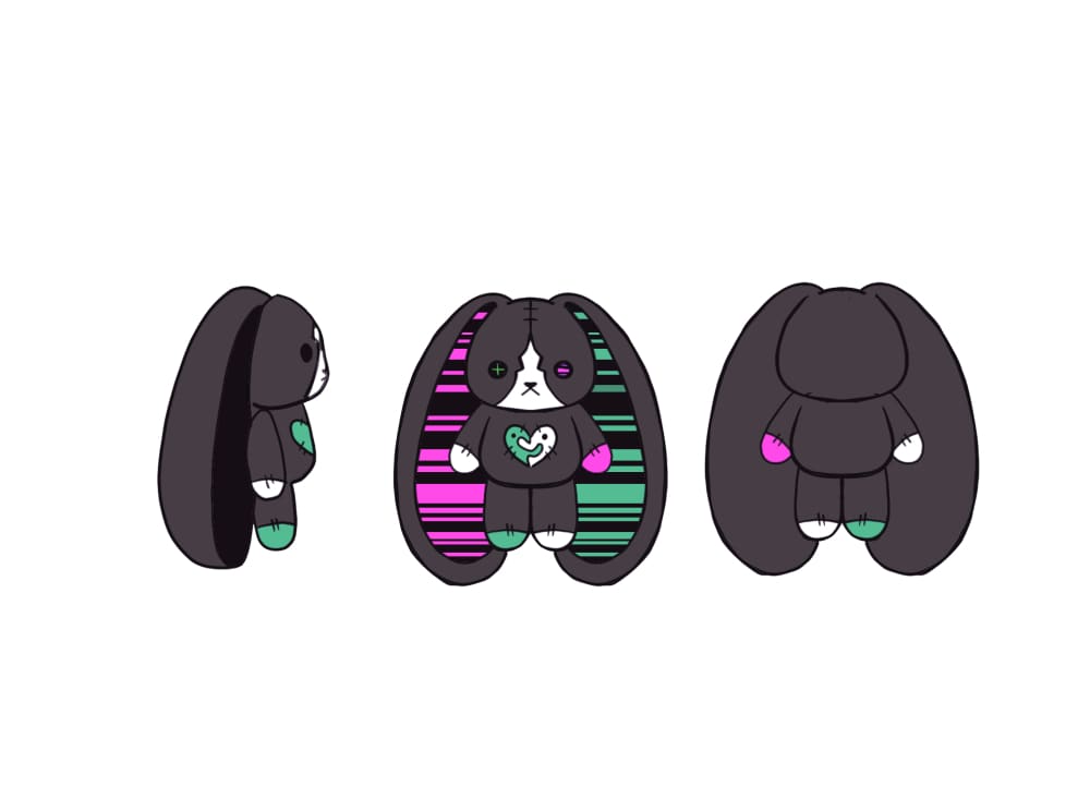 Plushie Dreadfuls - Bipolar I Disorder - Plush Stuffed Animal toy