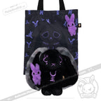 Plushie Dreadfuls - Black and Purple Anxiety Rabbit - Plush Stuffed Animal plush