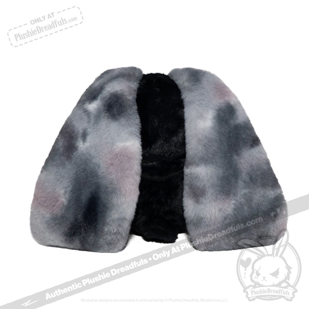 Plushie Dreadfuls - Black and Purple Anxiety Rabbit - Plush Stuffed Animal plush