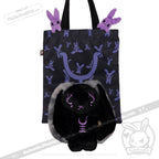 Plushie Dreadfuls - Black and Purple Anxiety Rabbit - Plush Stuffed Animal plush