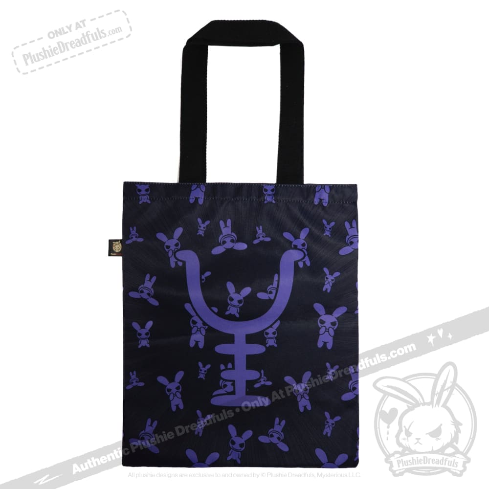 Plushie Dreadfuls - Black and Purple Anxiety Rabbit - Plush Stuffed Animal plush