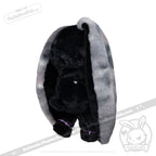 Plushie Dreadfuls - Black and Purple Anxiety Rabbit - Plush Stuffed Animal plush